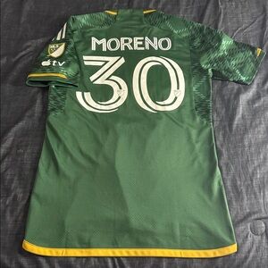 Portland Timbers 🇨🇴 #30 Santiago Moreno 2023-24 MLS Home Adidas Player Jersey